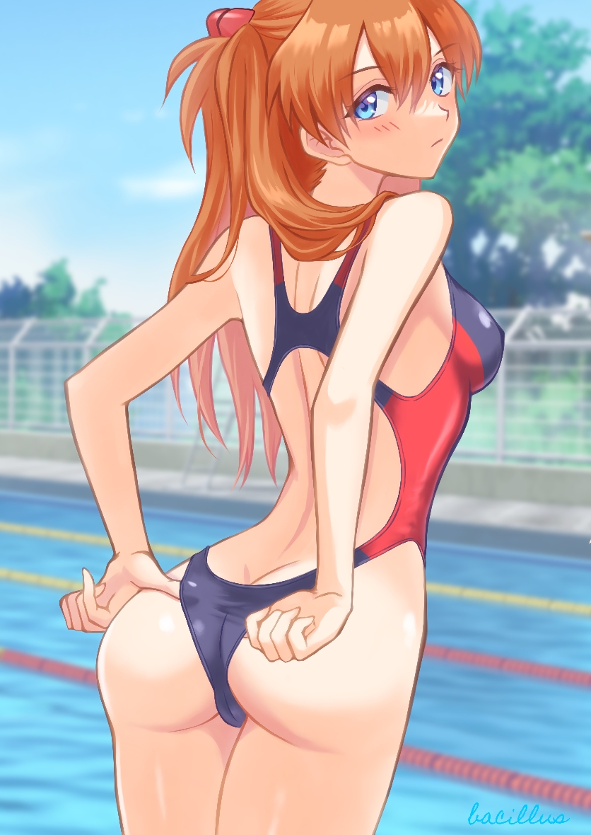 souryuu asuka langley (neon genesis evangelion) drawn by bacillus