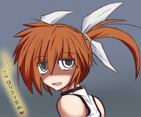 takamachi nanoha (lyrical nanoha and 1 more) drawn by jikai