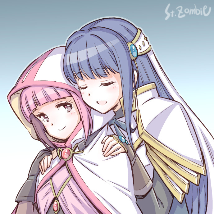 tamaki iroha and nanami yachiyo (mahou shoujo madoka magica and 1 more) drawn by studiozombie