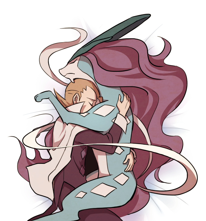 suicune and eusine (pokemon and 1 more) drawn by ssalbulre