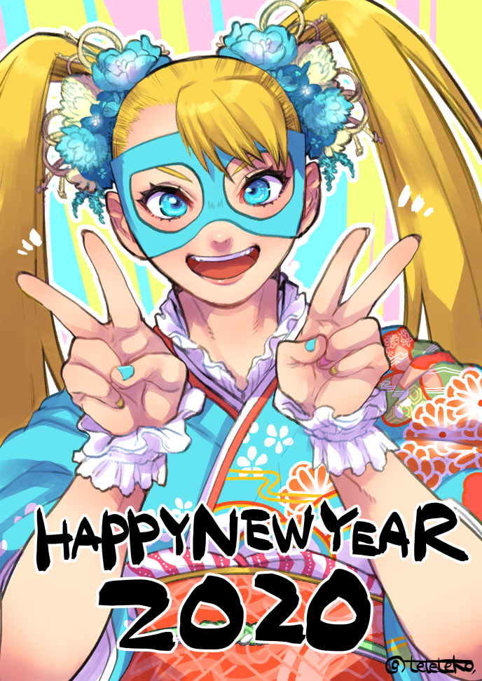 rainbow mika (street fighter and 1 more) drawn by teko_(tawake)