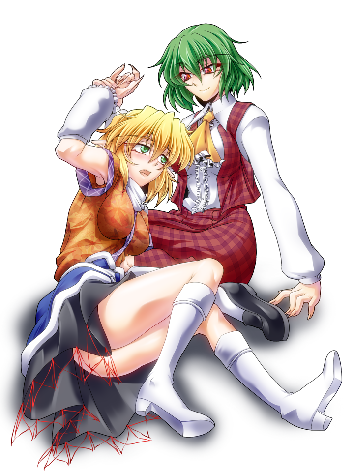 kazami yuuka and mizuhashi parsee (touhou) drawn by ootsuki_wataru