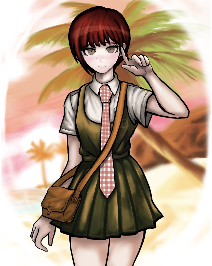 koizumi mahiru (danganronpa and 1 more) drawn by gongitsune_(ypps2787)