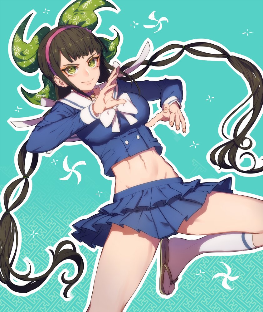 chabashira tenko (danganronpa and 1 more) drawn by kogarashi_8