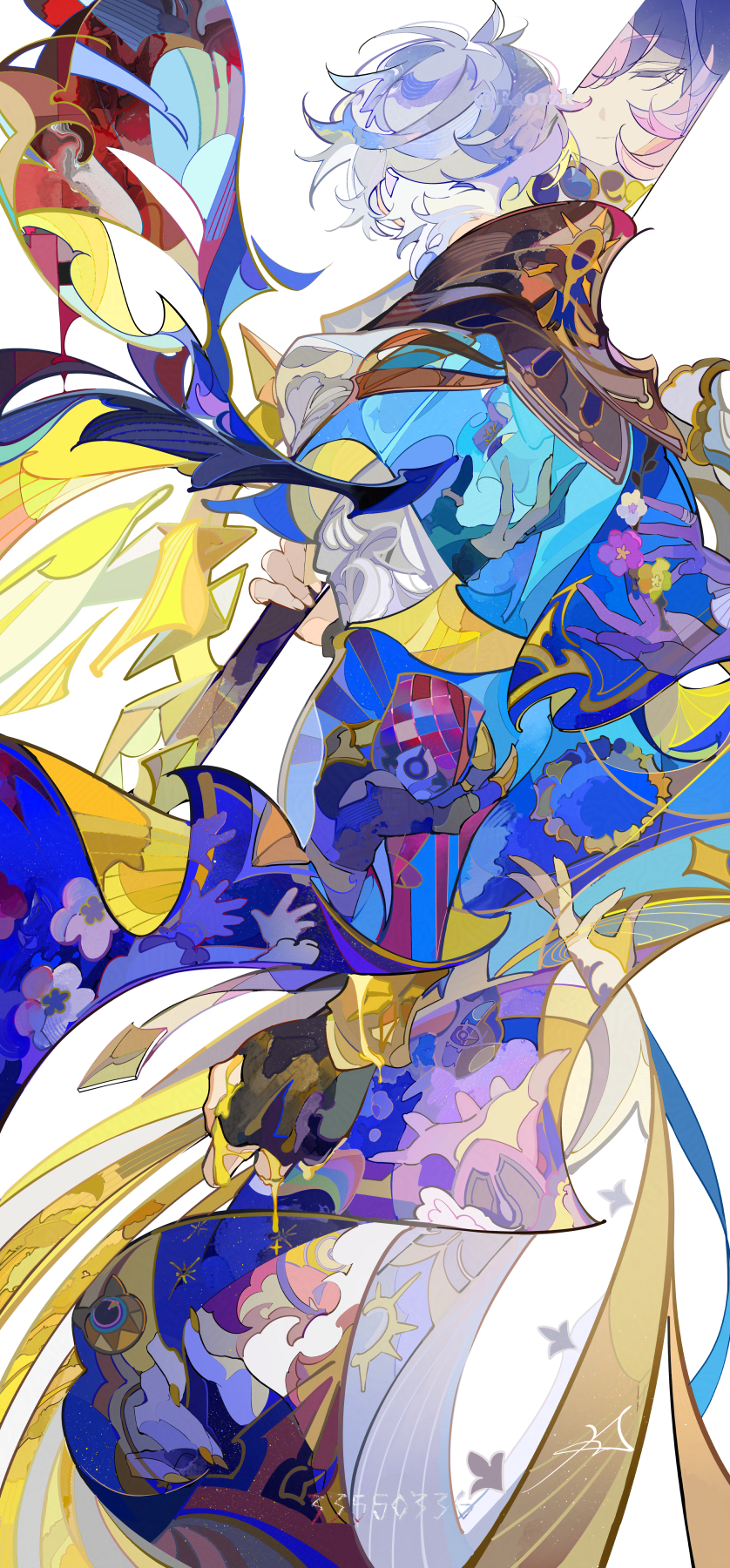 phainon and cyrene (honkai and 1 more) drawn by ezu_(e104mjd)