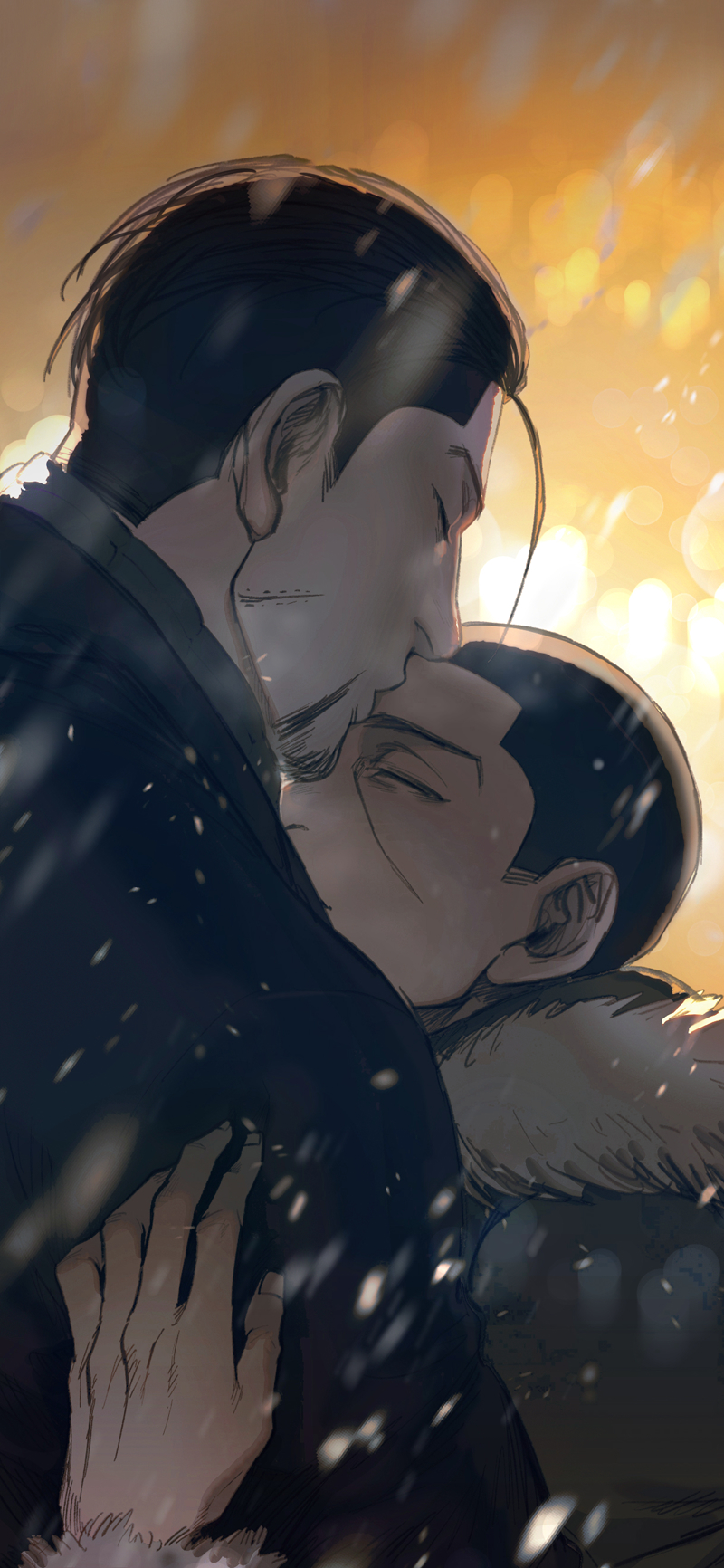 ogata hyakunosuke and tsukishima hajime (golden kamuy) drawn by ir_7770