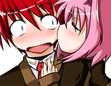 caro ru lushe and erio mondial (lyrical nanoha and 1 more)