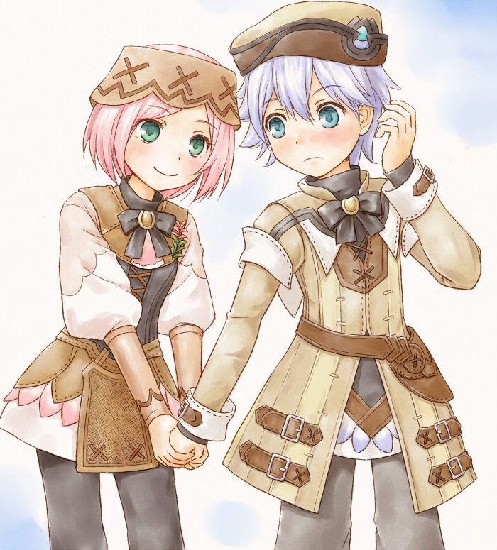 azel and sonia (rune factory and 1 more) drawn by yuyuzuki_(yume_usagi)