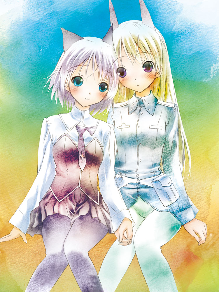 sanya v. litvyak and eila ilmatar juutilainen (world witches series and 1 more) drawn by saeki_touma