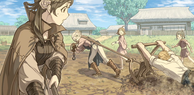 effie, mozu, and arthur (fire emblem and 1 more) drawn by harusame_(rueken)