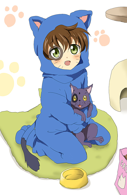 kururugi suzaku and arthur (code geass) drawn by maruki_(punchiki)