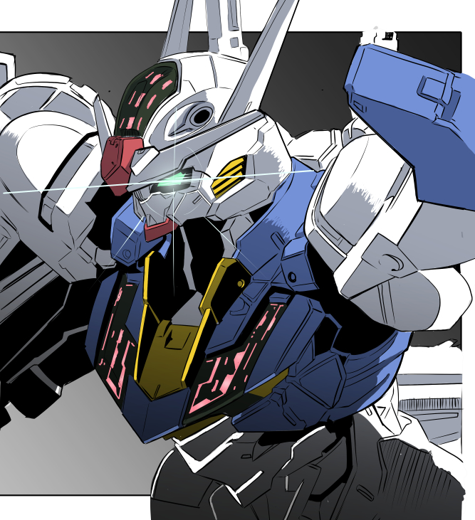 gundam aerial (gundam and 1 more) drawn by rodrigo_de_salles