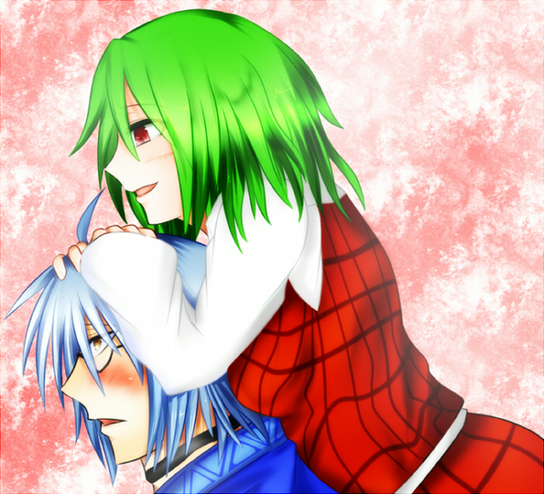 kazami yuuka and morichika rinnosuke (touhou) drawn by tenohira_kurumi