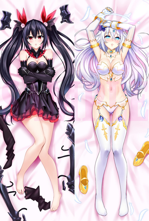 noire and black heart (neptune and 1 more) drawn by nyamota