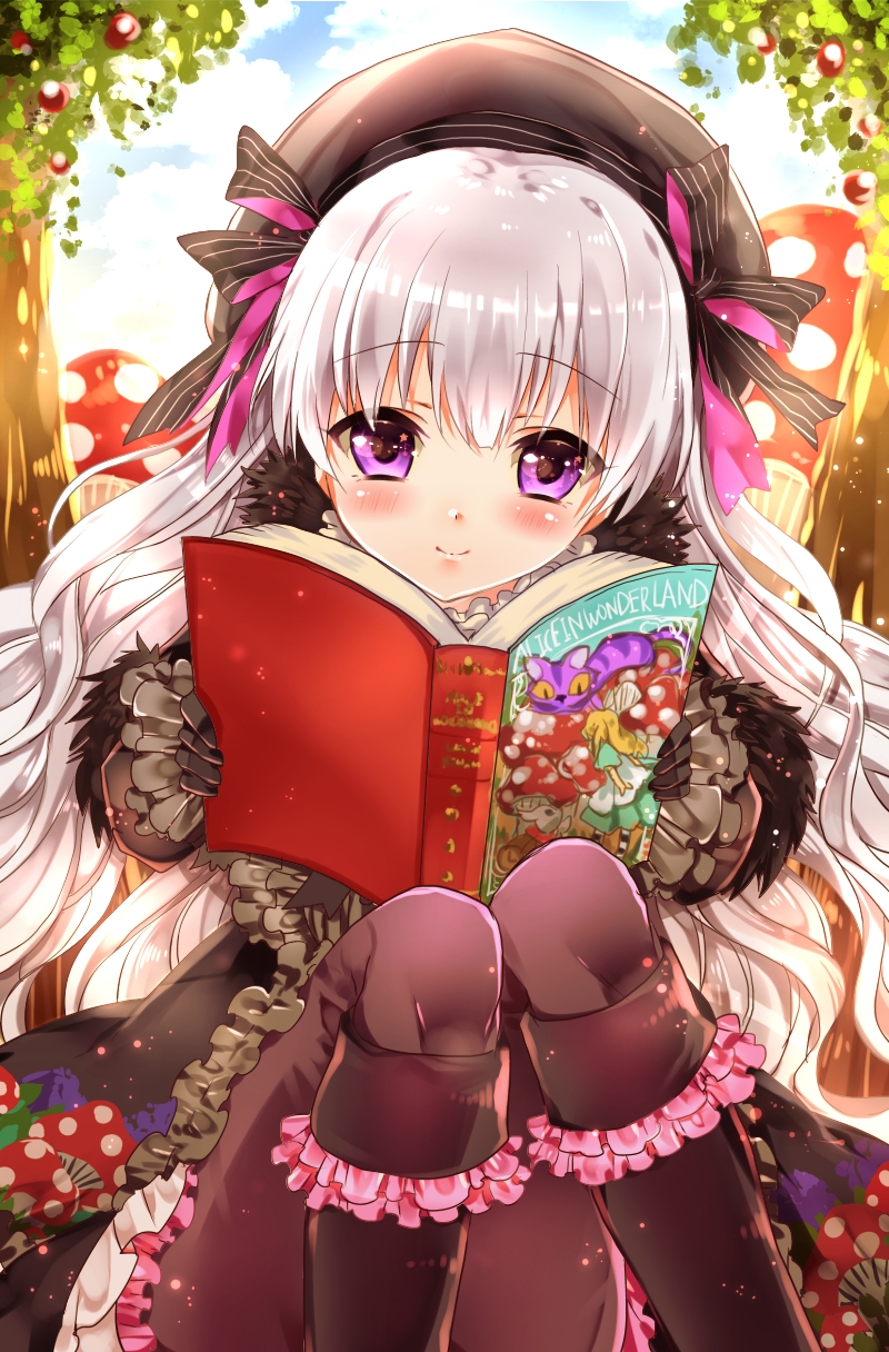alice, nursery rhyme, and cheshire cat (fate and 2 more) drawn by raimu_(yuzu-raimu)