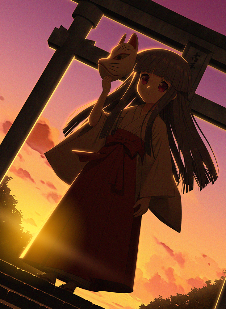 furude rika (higurashi no naku koro ni) drawn by gaou_(babel)