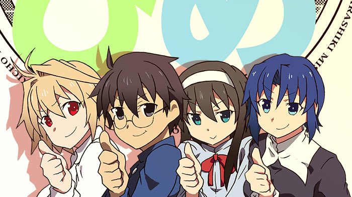 arcueid brunestud, ciel, tohno akiha, and tohno shiki (kono subarashii sekai ni shukufuku wo! and 1 more) drawn by tententensan