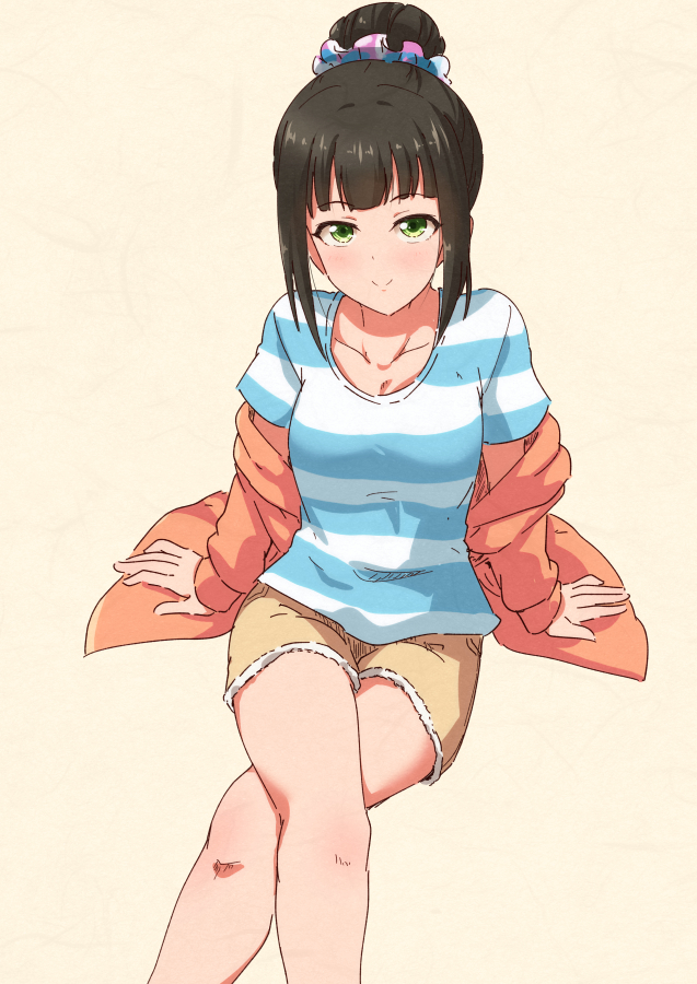 hamaguchi ayame (idolmaster and 1 more) drawn by susutaketakumi