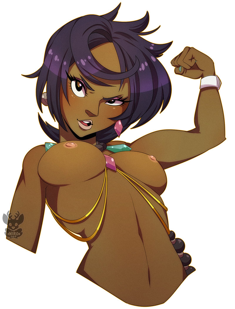 olivia (pokemon and 1 more) drawn by xnirox