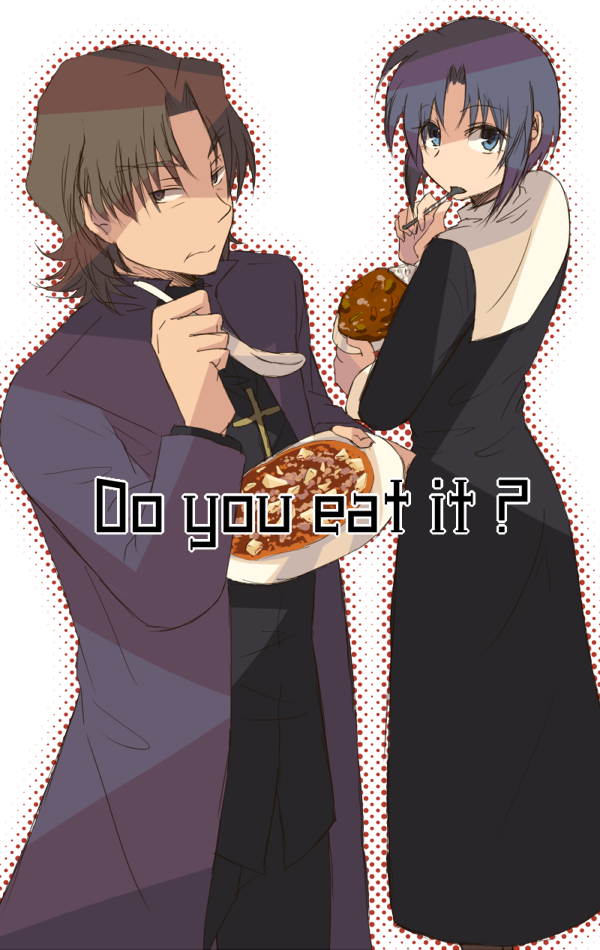 kotomine kirei and ciel (fate and 3 more) drawn by matsunaga_(haku)