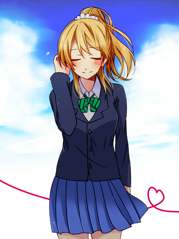 ayase eli (love live! and 1 more) drawn by akikan_(0272)