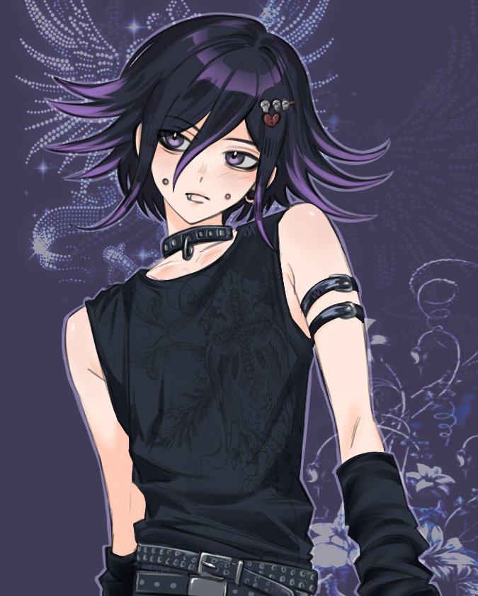 oma kokichi (danganronpa and 1 more) drawn by veggiemist