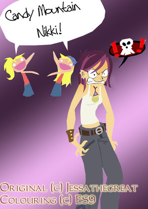 charlie the unicorn and 1 more drawn by es9 and jessathegreat