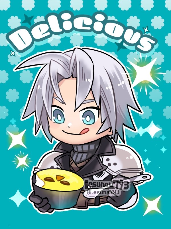sephiroth (final fantasy and 4 more) drawn by lesuna