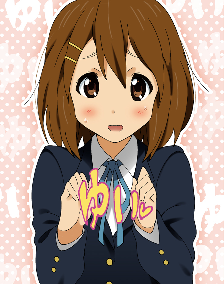 hirasawa yui (k-on!) drawn by yamasaki_wataru