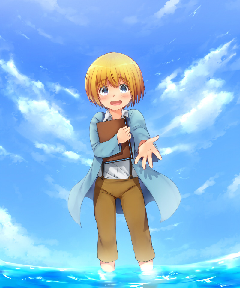 armin arlert (shingeki no kyojin) drawn by marimo_danshaku