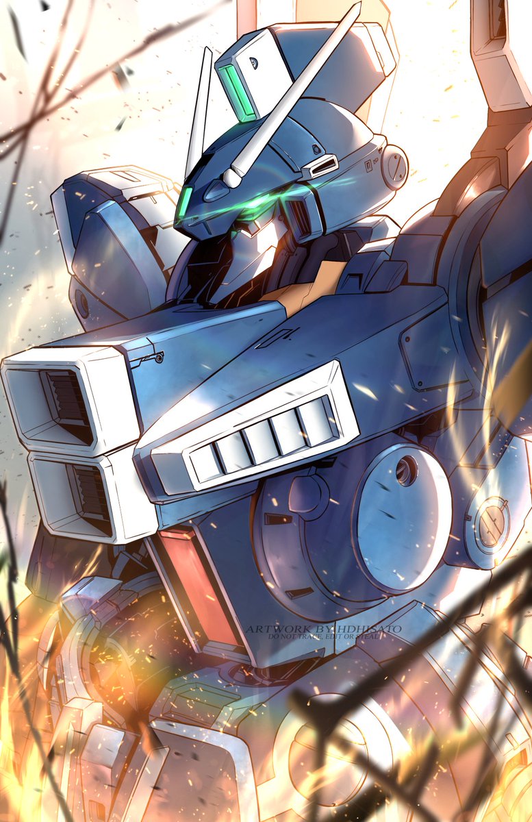 gundam mk v (gundam and 1 more) drawn by hisato_hasuki_(artist)