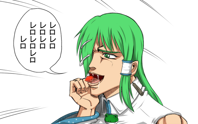 kochiya sanae and kakyoin noriaki (touhou and 2 more) drawn by batsu