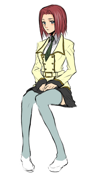kouzuki kallen (code geass) drawn by sami_(object_dump)