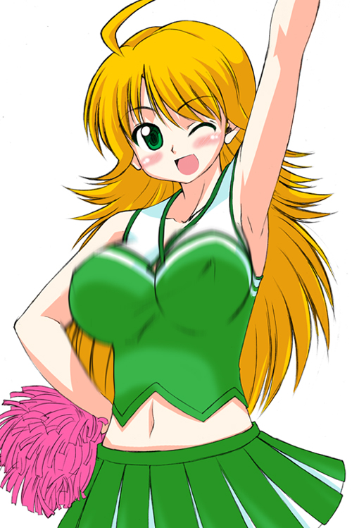 hoshii miki (idolmaster and 1 more) drawn by rikumoto_yoshiyuki