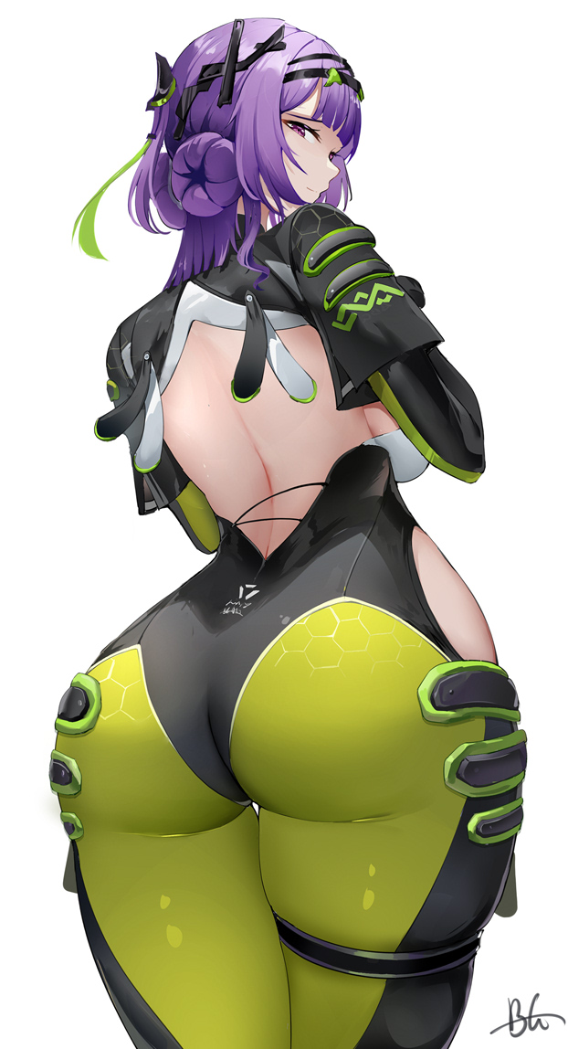 enya murphy and enya murphy - exuvia (snowbreak: containment zone) drawn by baige0