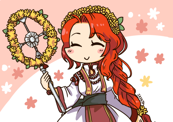 titania (fire emblem and 2 more) drawn by sksk7r