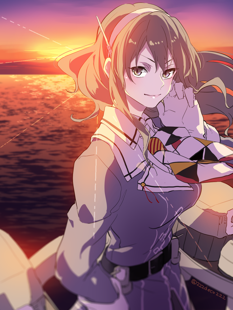 ashigara and ashigara kai ni (kantai collection) drawn by deco_(geigeki_honey)