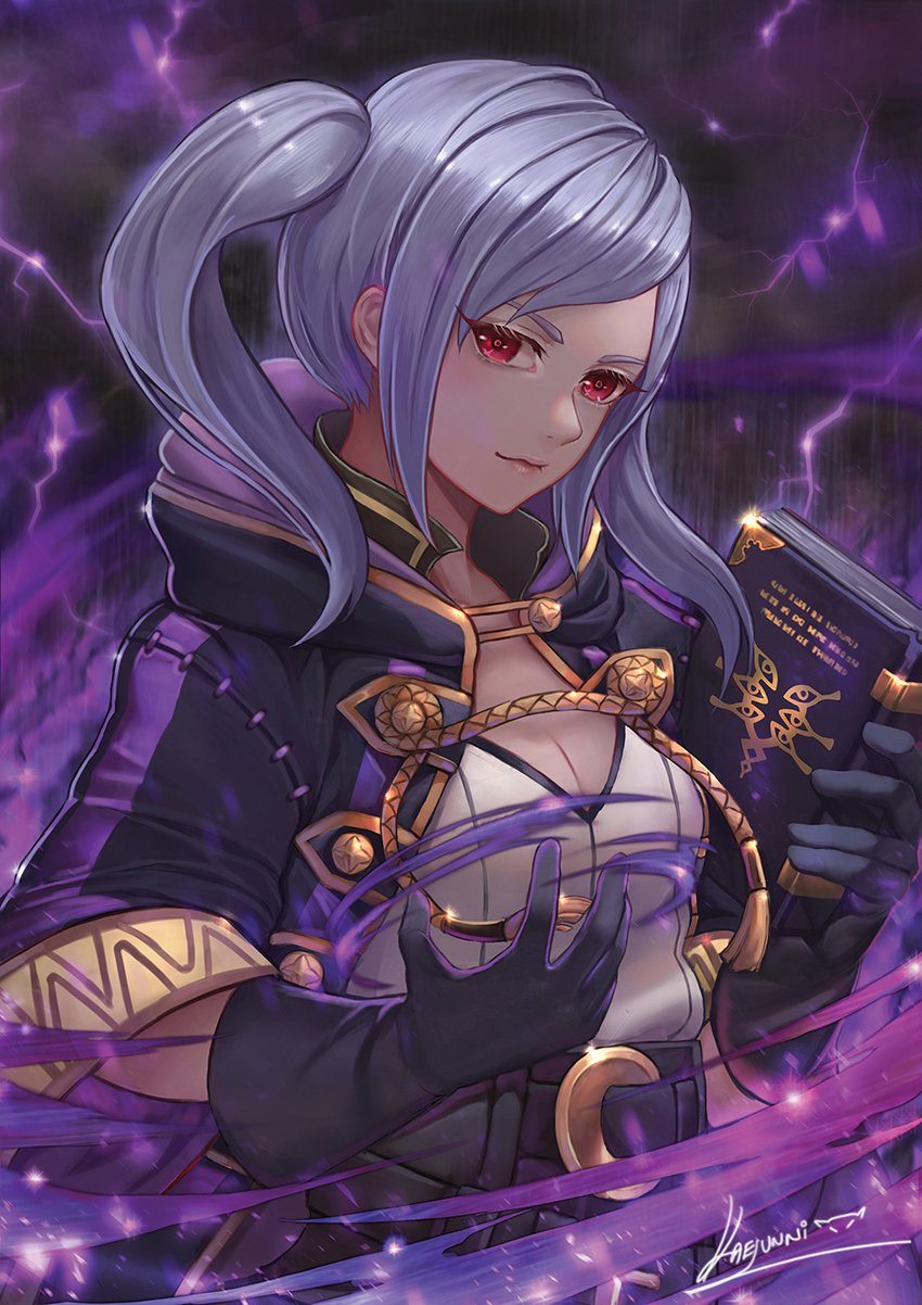 female robin (fire emblem and 2 more) drawn by kaejunni