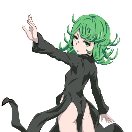 tatsumaki (one-punch man) drawn by caryo and midori_boushi