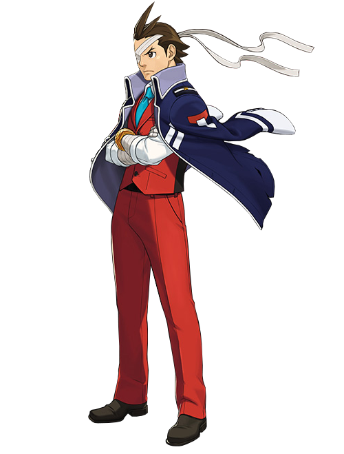 apollo justice (ace attorney and 1 more) drawn by fuse_takuro