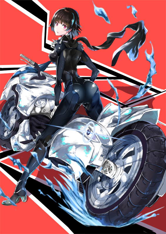 niijima makoto, queen, and joanna (persona and 1 more) drawn by yuu_(asaiyuji)