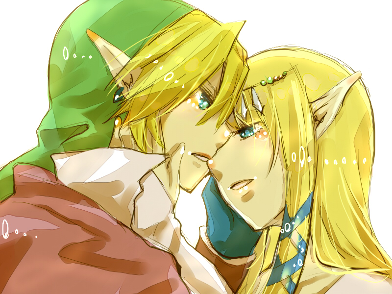 link, princess zelda, and hylia (the legend of zelda and 1 more) drawn by mamekakao_(higanbana)