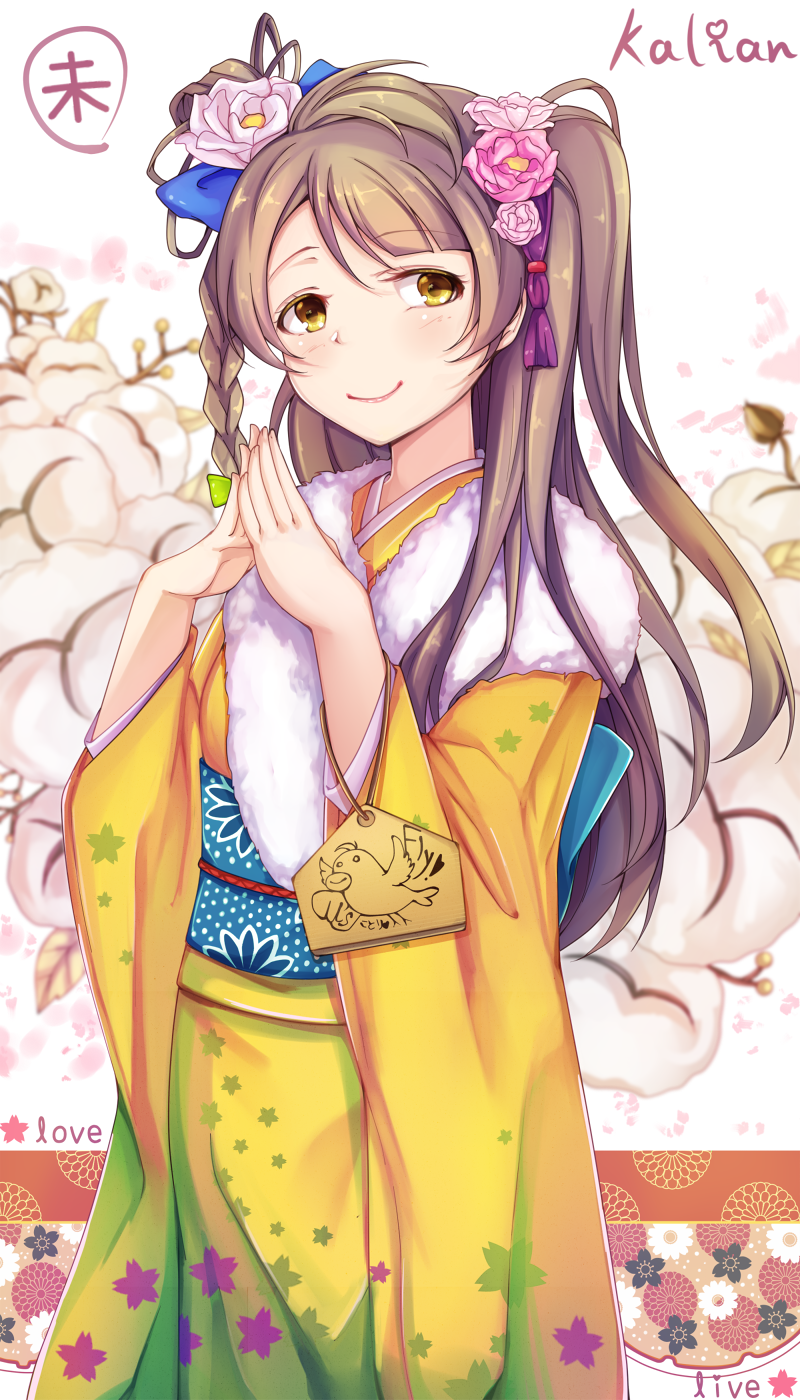 minami kotori (love live! and 1 more) drawn by kalian