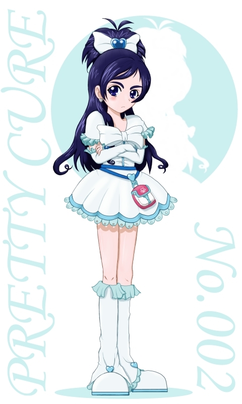 yukishiro honoka and cure white (precure and 1 more) drawn by ensuker