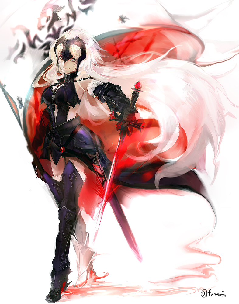 jeanne d'arc alter (fate and 1 more) drawn by nama_(bashi1220)