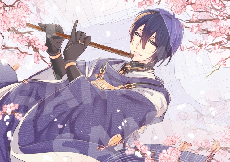 mikazuki munechika (touken ranbu) drawn by die_yu_you