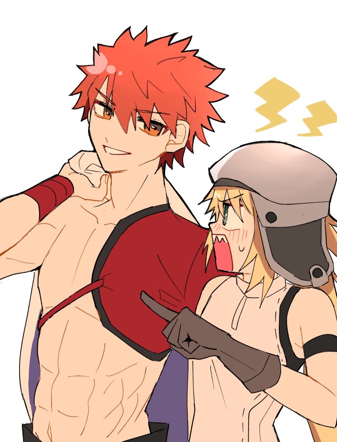 artoria pendragon, emiya shirou, artoria caster, and senji muramasa (fate and 1 more) drawn by oshisyoo999o