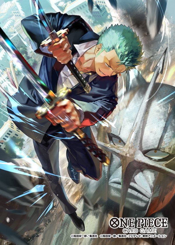 roronoa zoro and pica (one piece and 1 more) drawn by matsumoto_akira