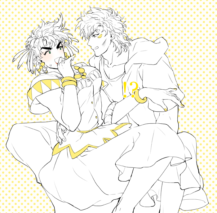 joseph joestar and caesar anthonio zeppeli (jojo no kimyou na bouken and 1 more) drawn by au_(accounting2)
