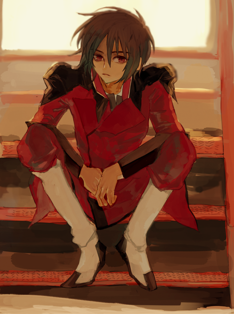shinn asuka (gundam and 1 more) drawn by she_(morianosu)